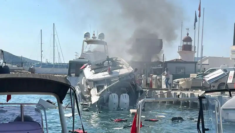 Bodrum’da Tekne Patladı: Olayda Yaralıların Durumu Merak Ediliyor
