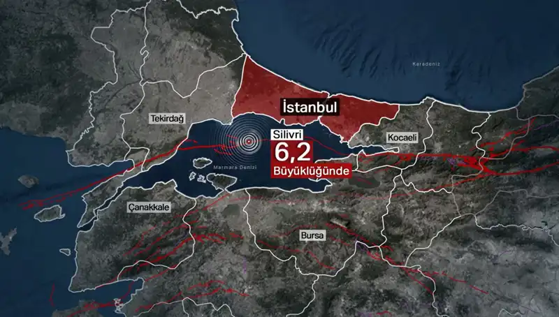 İstanbul'u Sarsan 6,2 Büyüklüğündeki Deprem: Halk Telaş İçinde