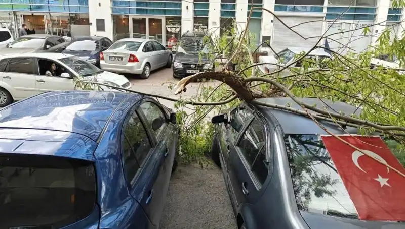 Kayseri'de Dalları Kıran Fırtına: Doğa İnsanlara Ne Kadar Güçlü Müsait?