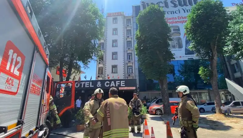 Fatih’te Otel Yemekhanesinde Yangın: Olay Anı ve Sonrası