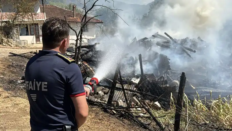 Evde Çıkan Yangın, Ormana Sıçradı: Ekipler Seferber Oldu
