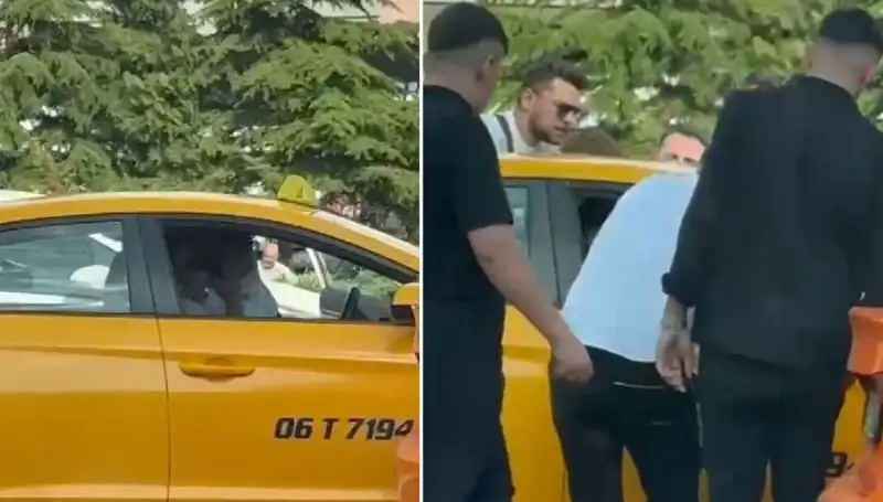 Trafikte Eğlence Yerine Kavga: Taksi Şoförüne Yumruk Atan Sürücü