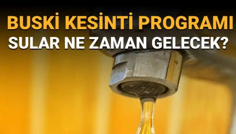 Bursa Nilüfer'de Su Kesintileri Ne Zaman Sona Erecek? BUSKİ Bilgilendirdi