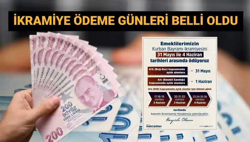Emeklilere Müjde: Bayram İkramiyeleri Ne Zaman Hesaplara Geçiyor?