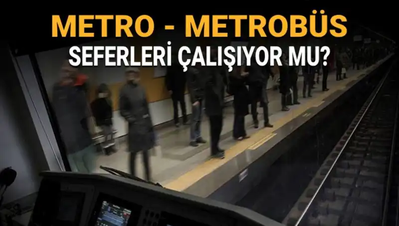 İstanbul'da Metrobüs ve Metro Seferleri Ne Durumda?