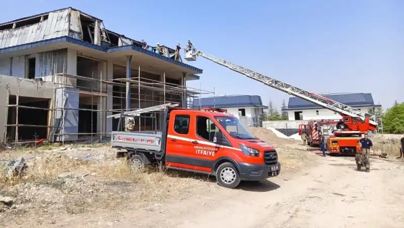 Ankara Gölbaşı’nda Villa Bölgesinde Büyük Yangın: Olayın Detayları