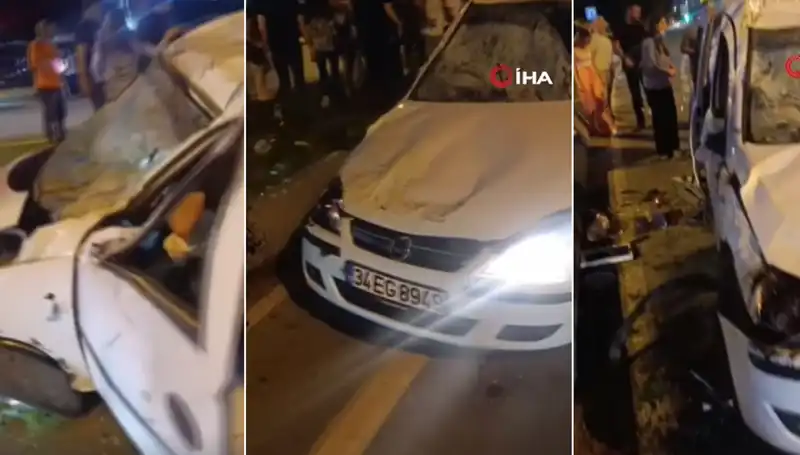 İstanbul Sahil Yolunda Ucuz Atlatılan Kaza, Sürücüler Şokta!