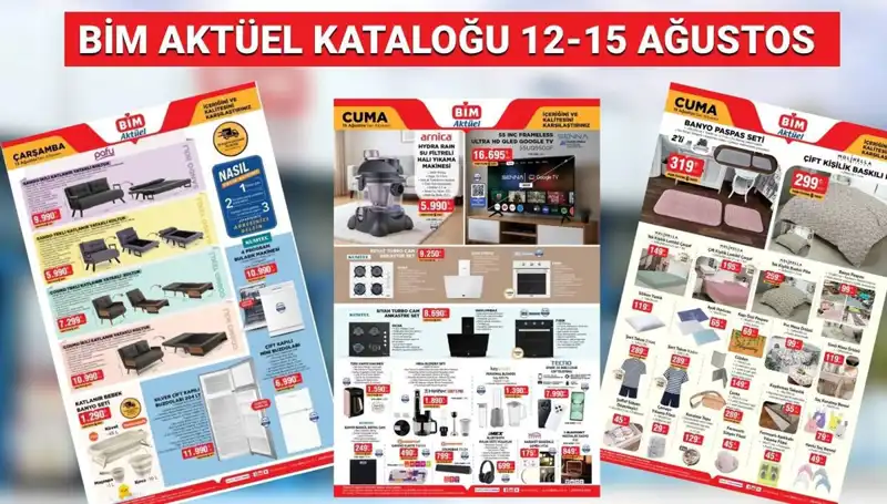 BİM 12-15 Ağustos 2025 Aktüel Kataloğu: Termos ve Drone ile Yaz Alışverişinizi Tamamlayın!