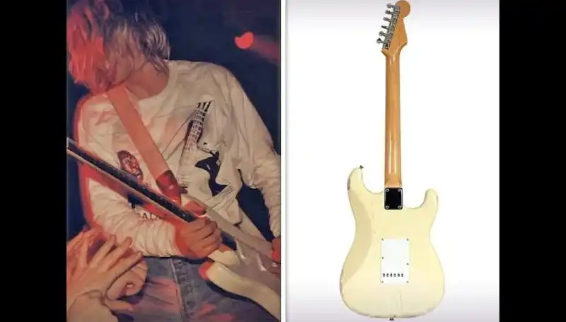 Kurt Cobain’in Efsanevi Gitarı Açık Artırmada Tarih Yazdı